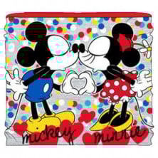 Imagen braga de cuello mickey y minnie beso