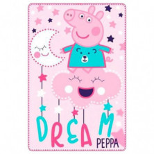 MANTA POLAR DREAM PEPPA PIG 100X150CM