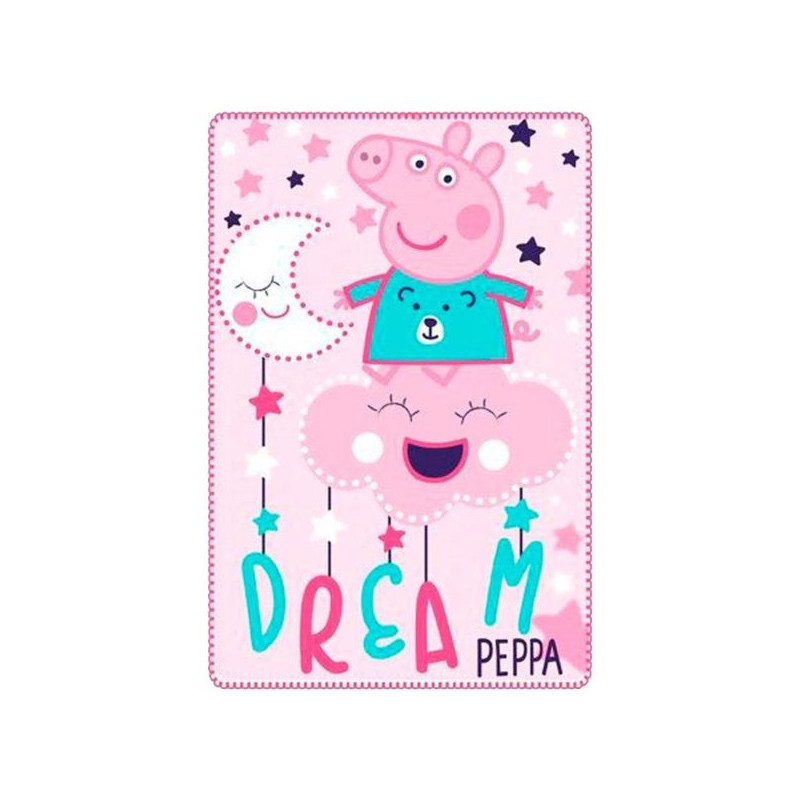 Imagen manta polar dream peppa pig 100x150cm