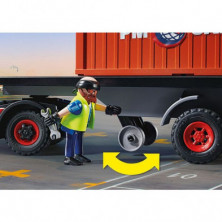 imagen 4 de camión con remolque playmobil