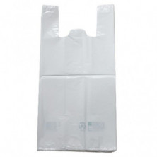 BOLSA DE ASA 50X60 BLANCA GALGA 200 RECICL 70%