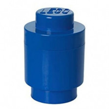 Imagen caja lego azul redondo brick 1 ø12.3x18cm