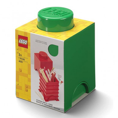 imagen 1 de caja lego verde oscuro 18x12.5x12.5cm brick 1