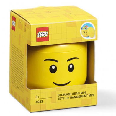 imagen 1 de caja lego cabeza niño  ø10.2x11.5cm mini