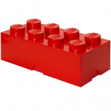 Imagen caja lego ladrillo rojo 50x25x18cm