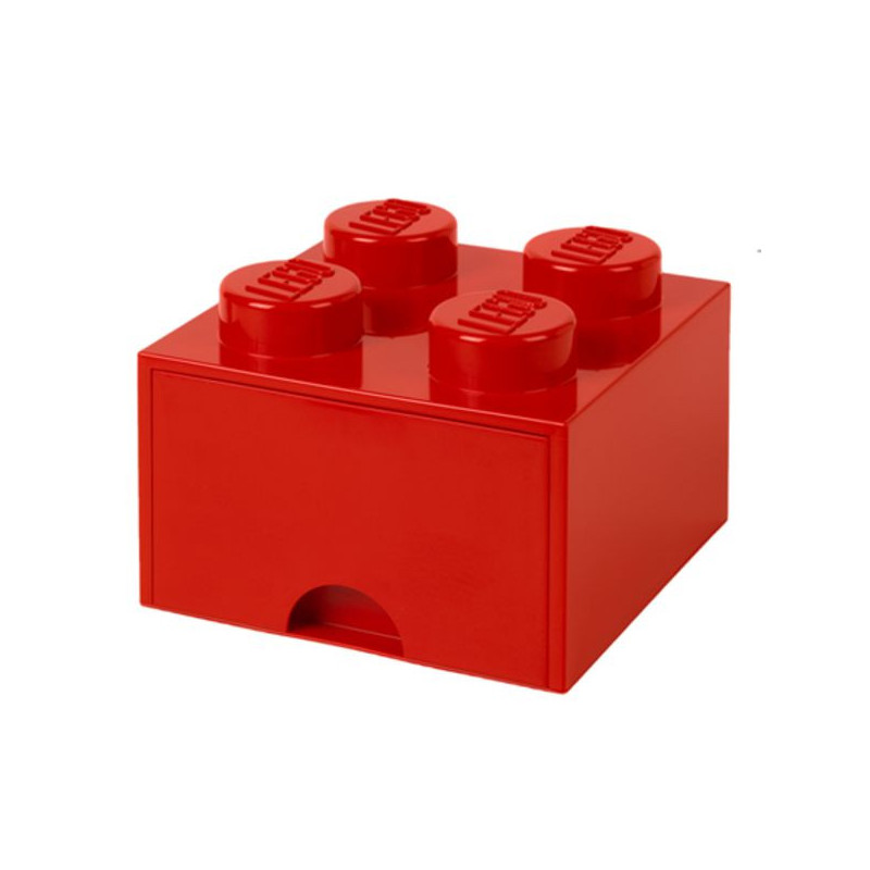 Imagen caja lego ladrillo rojo 25x25x18cm drawer 4