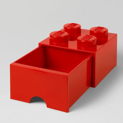 imagen 1 de caja lego ladrillo rojo 25x25x18cm drawer 4