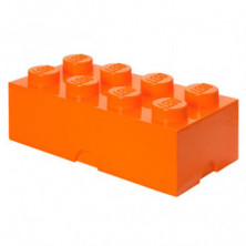 Imagen caja lego ladrillo naranja 50x25x18cm brick 8