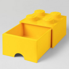 imagen 3 de caja lego ladrillo amarillo 25x25x18cm drawer 4
