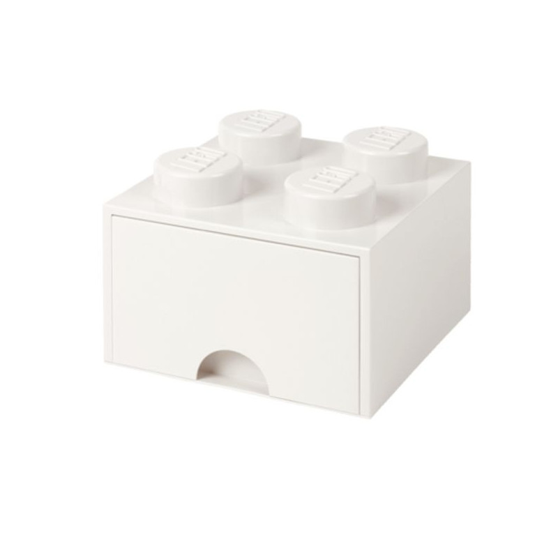 Imagen caja lego ladrillo blanco 25x25x18cm drawer 4