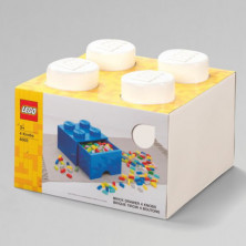 imagen 1 de caja lego ladrillo blanco 25x25x18cm drawer 4