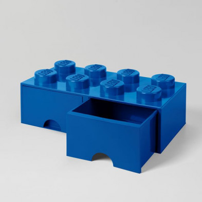 imagen 3 de caja lego ladrillo azul 50x25x18cm drawer 8