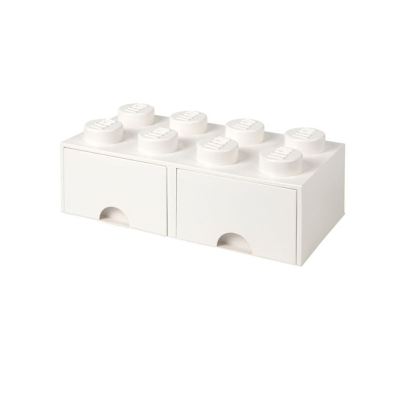 Imagen caja lego ladrillo blanco 50x25x18cm drawer 8