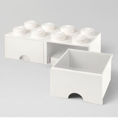 imagen 3 de caja lego ladrillo blanco 50x25x18cm drawer 8