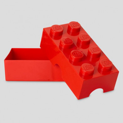 imagen 1 de fiambrera lego rojo 10x20x7.5cm lunch box 8