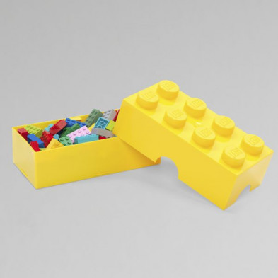 imagen 1 de fiambrera lego amarillo 10x20x7.5cm lunch box 8