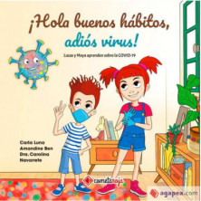 Imagen libro hola buenos hábitos adios virus!