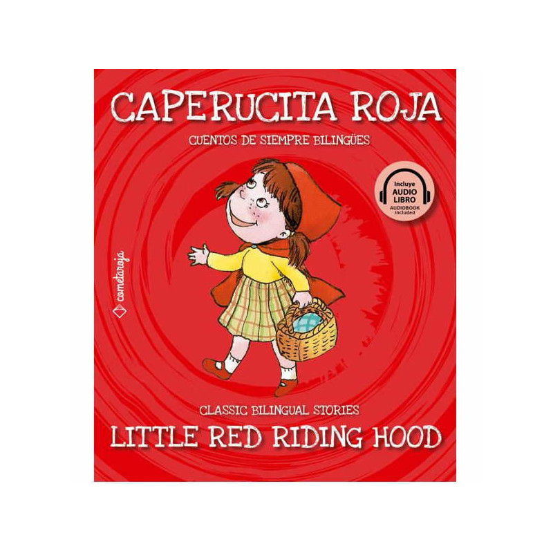 Imagen libro caperucita roja incluyen 4 qr audiolibros
