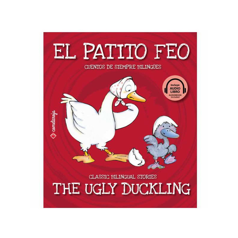 Imagen libro el patito feo  incluyen 4 qr audiolibros