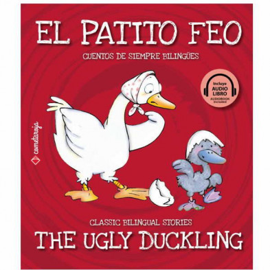 Imagen libro el patito feo  incluyen 4 qr audiolibros