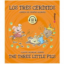 Imagen libro los tres cerditos incluyen 4 qr audiolibros