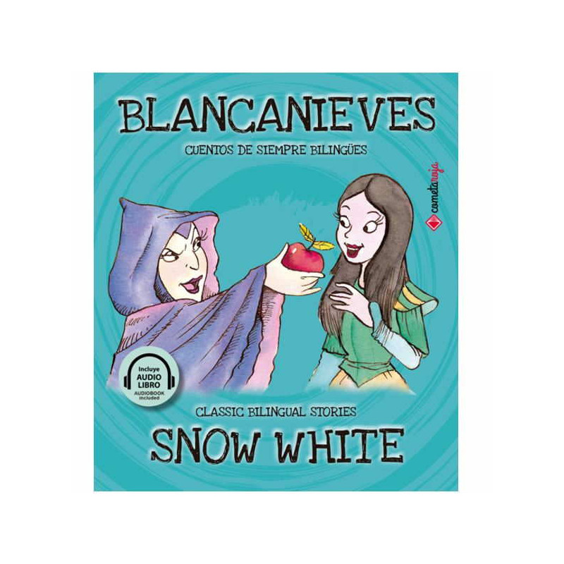 Imagen libro blancanieves incluyen 4 qr audiolibros