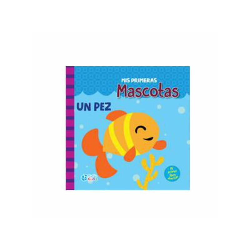 Imagen libro de tela con sonajero mis primeras mascotas