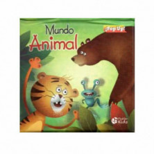 Imagen libro mundo animal  ¡pop up!