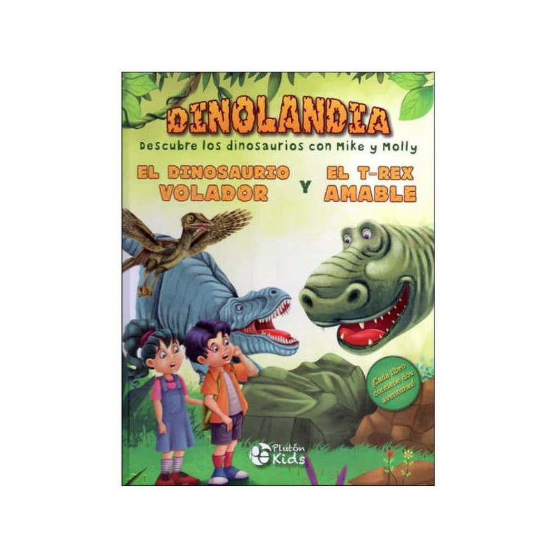 Imagen libro el dinosaurio volador y el t-rex amable