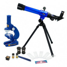 Imagen telescopio + microscopio set