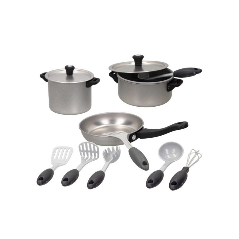 Imagen set utensilios de cocina metal 12 piezas