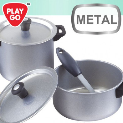 imagen 2 de set utensilios de cocina metal 12 piezas