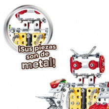 imagen 2 de mecano metal 262 piezas robot
