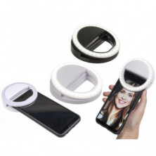 ANILLO CON LUZ LED PARA SELFIES 8,5CM COLOR SURTID