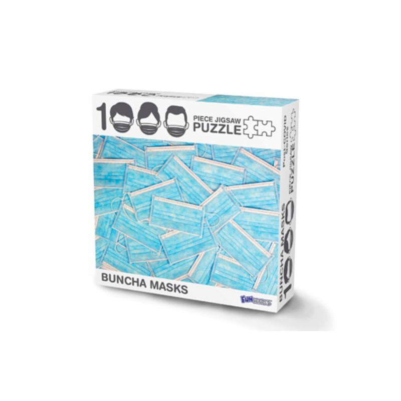 Imagen puzle mascarillas 1000 piezas 68x48