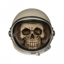 HUCHA CALAVERA CASCO ASTRONAUTA 17X17CM