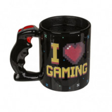 TAZA I LOVE GAMING 10X12CM