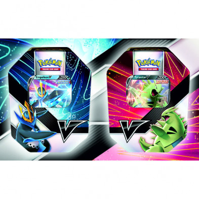 imagen 1 de lata luchadores v tyranitar v jcc pokemon