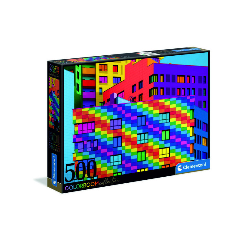 Imagen puzzle colorboom squares 500 piezas