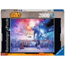 PUZZLE RAVENSBURGER UNIVERSO STAR WARS 2000 PIEZAS