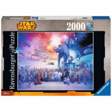 Imagen puzzle ravensburger universo star wars 2000 piezas