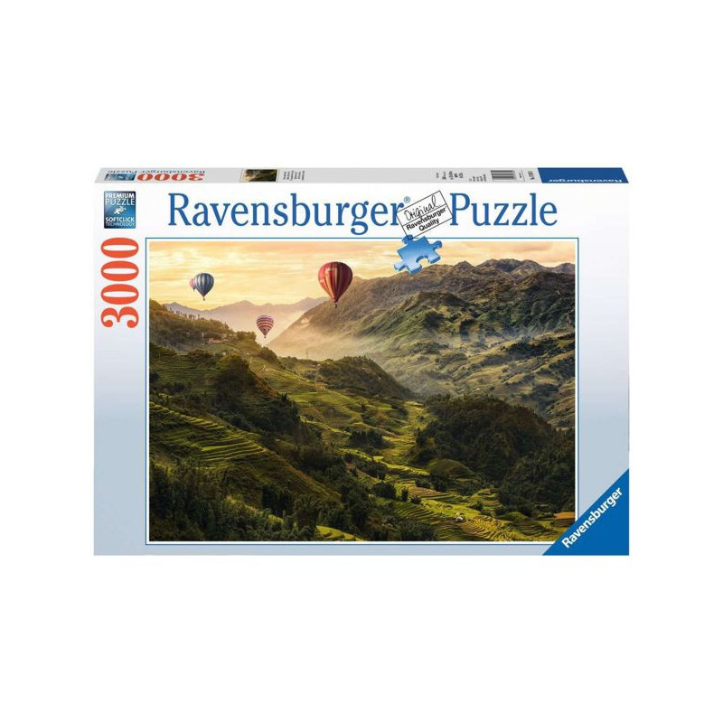 Imagen puzzle ravensburger terrazas arroz asia 3000 pieza