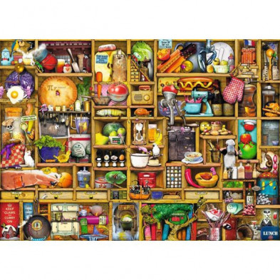 imagen 1 de puzzle ravensburger armario de cocina 1000 piezas