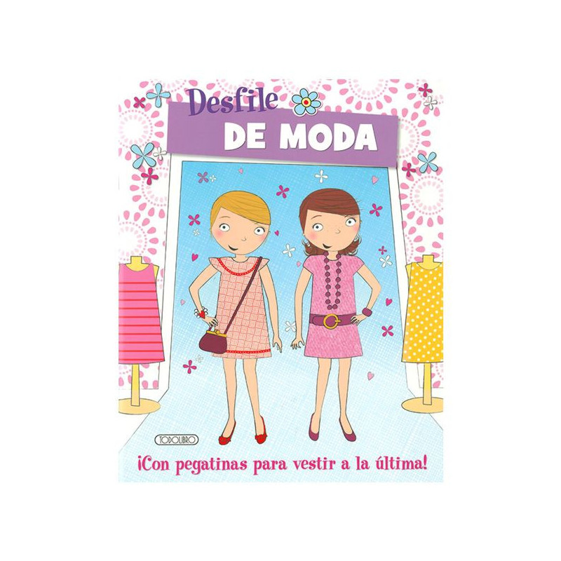 Imagen libro de pegatinas desfile de moda