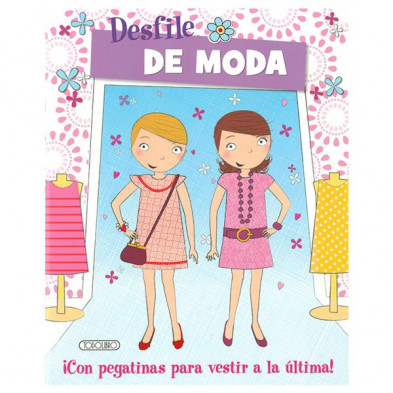 Imagen libro de pegatinas desfile de moda