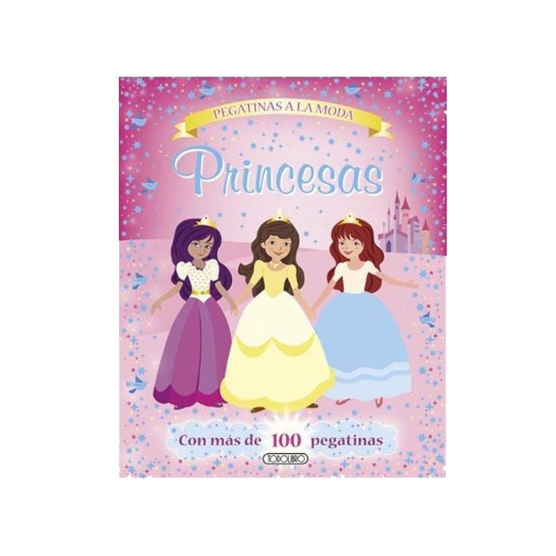 Imagen libro de pegatinas a la moda princesas