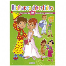 Imagen libro de pegatinas disfraces divertidos