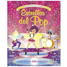 Imagen libro de pegatinas a la moda estrellas del pop