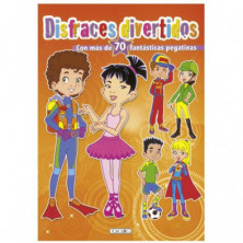 LIBRO DE PEGATINAS DISFRACES DIVERTIDOS