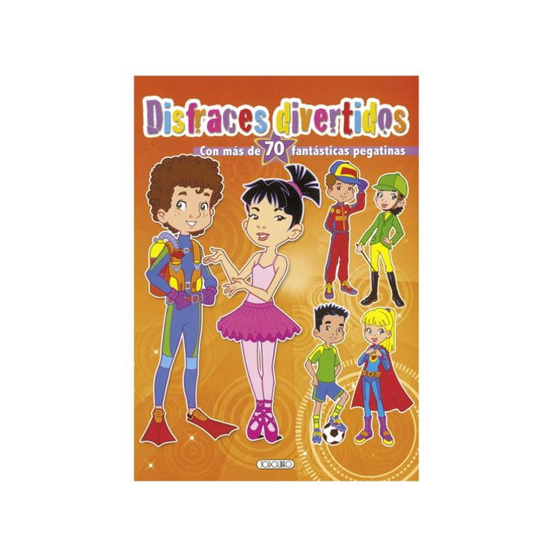 Imagen libro de pegatinas disfraces divertidos